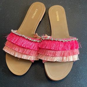 New without tags express pink sandals